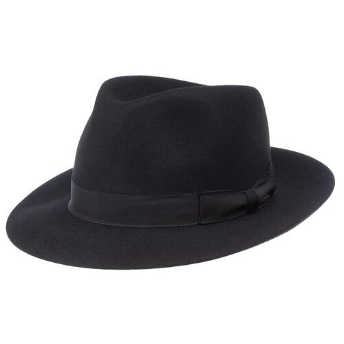 Шляпа федора STETSON, утепленная, размер 61, синий
