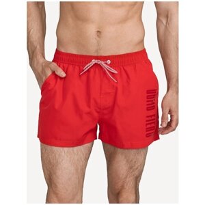 Шорты для плавания Uomo Fiero, подкладка, карманы, размер 48, красный