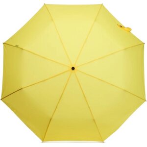 Смарт-зонт ELEGANZZA, автомат, 3 сложения, купол 104 см., 8 спиц, для женщин, желтый