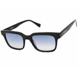 Солнцезащитные очки Baldinini, прямоугольные, с защитой от УФ, градиентные, черный