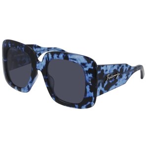 Солнцезащитные очки BALENCIAGA, квадратные, синий