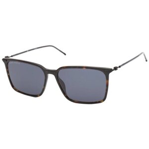 Солнцезащитные очки BOSS, прямоугольные, оправа: пластик, с защитой от УФ, для мужчин, черепаховый