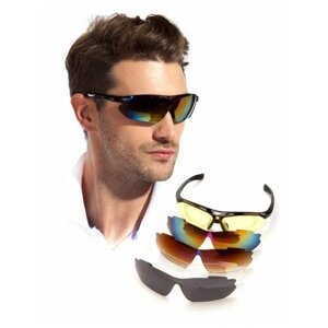 Солнцезащитные очки BRADEX, авиаторы, оправа: пластик, спортивные