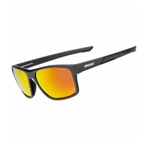 Солнцезащитные очки BRENDA, овальные, ударопрочные, поляризационные, черный