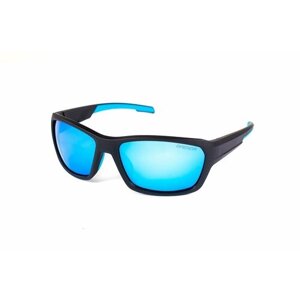 Солнцезащитные очки BRENDA, овальные, ударопрочные, зеркальные, с защитой от УФ, поляризационные, черный