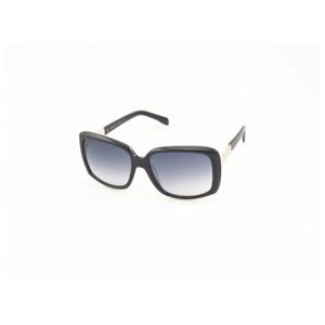 Солнцезащитные очки Bulget, квадратные, градиентные, для женщин, черный
