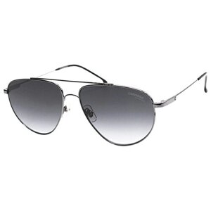 Солнцезащитные очки CARRERA, авиаторы, оправа: пластик, градиентные, для мужчин, серебряный