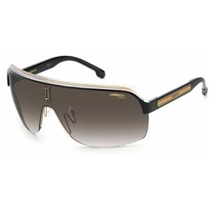 Солнцезащитные очки CARRERA, прямоугольные, оправа: пластик, с защитой от УФ, для мужчин, золотой