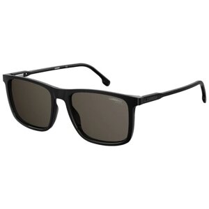 Солнцезащитные очки CARRERA, прямоугольные, спортивные, черный