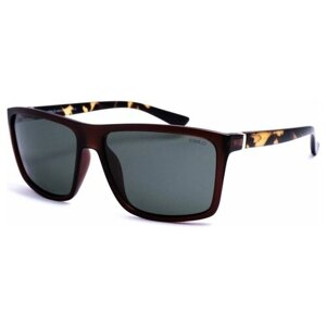 Солнцезащитные очки Estilo, прямоугольные, оправа: пластик, с защитой от УФ, для мужчин, коричневый