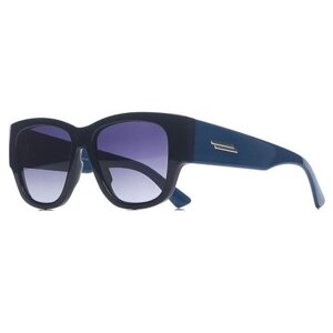 Солнцезащитные очки Eternal Sunshine Creations, прямоугольные, оправа: пластик, поляризационные, с защитой от УФ, для женщин, бирюзовый