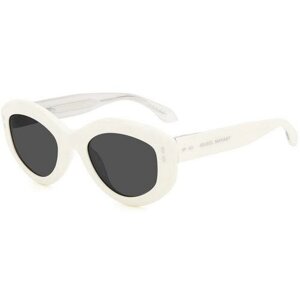 Солнцезащитные очки Isabel Marant, круглые, оправа: пластик, для женщин, черный