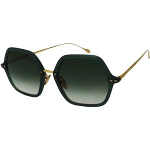 Солнцезащитные очки Isabel Marant, шестиугольные, для женщин, зеленый