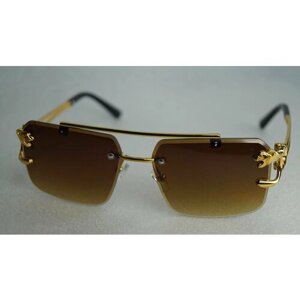 Солнцезащитные очки Jaguar, коричневый