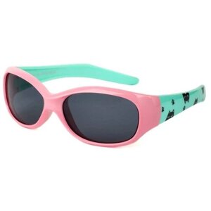 Солнцезащитные очки Keluona, кошачий глаз, оправа: пластик, гибкая оправа/дужки, поляризационные, зеленый
