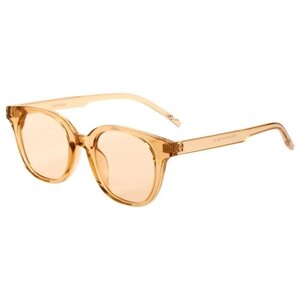 Солнцезащитные очки Keluona, кошачий глаз, оправа: пластик, зеркальные, для женщин, прозрачный