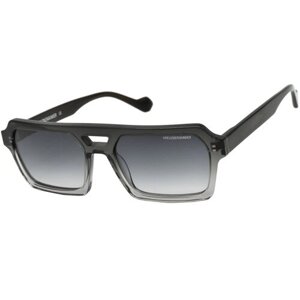 Солнцезащитные очки KREUZBERGKINDER, авиаторы, градиентные, с защитой от УФ, прозрачный