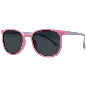 Солнцезащитные очки , квадратные, оправа: пластик, ударопрочные, поляризационные, с защитой от УФ, для женщин, фиолетовый