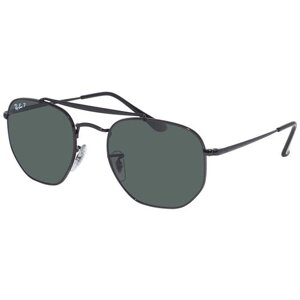 Солнцезащитные очки Luxottica, квадратные, с защитой от УФ, поляризационные, черный