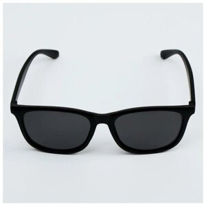 Солнцезащитные очки Мастер К., вайфареры, поляризационные, для мужчин, черный