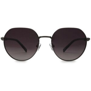 Солнцезащитные очки Matrix, круглые, оправа: металл, поляризационные, для мужчин, серый