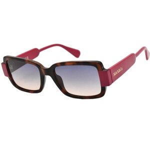 Солнцезащитные очки Max & Co., прямоугольные, градиентные, с защитой от УФ, для женщин, розовый