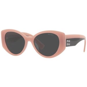 Солнцезащитные очки Miu Miu, бабочка, оправа: пластик, для женщин, розовый