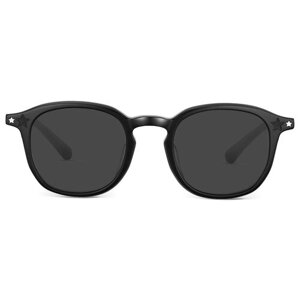Солнцезащитные очки MUJOSH, прямоугольные, оправа: пластик, черный