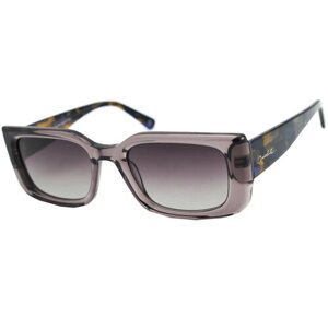 Солнцезащитные очки NEOLOOK, прямоугольные, поляризационные, с защитой от УФ, для женщин, коричневый