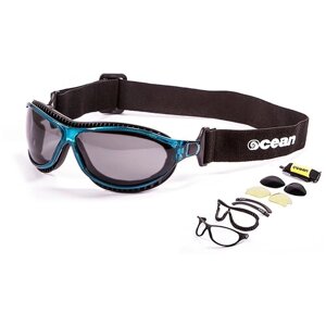 Солнцезащитные очки OCEAN, овальные, спортивные, ударопрочные, поляризационные, с защитой от УФ, устойчивые к появлению царапин, голубой