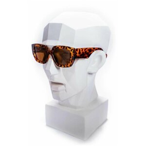 Солнцезащитные очки , панто, оправа: пластик, черепаховый
