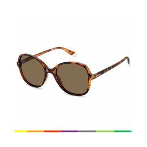Солнцезащитные очки Polaroid, коричневый