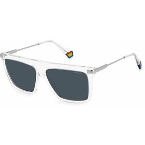 Солнцезащитные очки Polaroid, квадратные, для мужчин