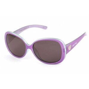 Солнцезащитные очки Polaroid, овальные, оправа: пластик, поляризационные, со 100% защитой от УФ-лучей, ударопрочные, сиреневый
