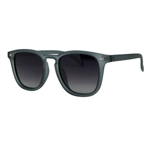Солнцезащитные очки PROUD, квадратные, оправа: пластик, поляризационные, с защитой от УФ, градиентные, серый