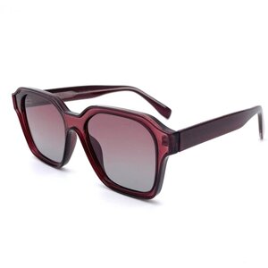 Солнцезащитные очки Smakhtin'S eyewear & accessories, квадратные, оправа: пластик, с защитой от УФ, градиентные, красный