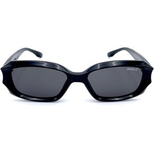 Солнцезащитные очки Smakhtin'S eyewear & accessories, узкие, оправа: пластик, с защитой от УФ, черный