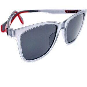 Солнцезащитные очки Smakhtin'S eyewear & accessories, вайфареры, оправа: пластик, поляризационные, с защитой от УФ, серый
