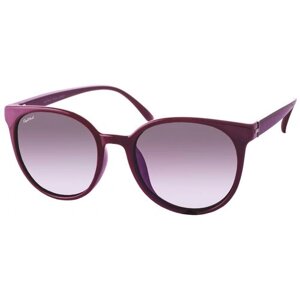 Солнцезащитные очки StyleMark, панто, оправа: пластик, поляризационные, с защитой от УФ, градиентные, устойчивые к появлению царапин, для женщин, фиолетовый
