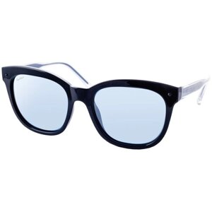 Солнцезащитные очки StyleMark, вайфареры, поляризационные, с защитой от УФ, зеркальные, устойчивые к появлению царапин, для женщин, черный