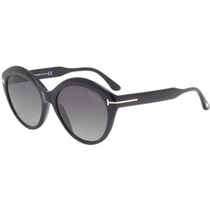 Солнцезащитные очки Tom Ford, овальные, для женщин, черный