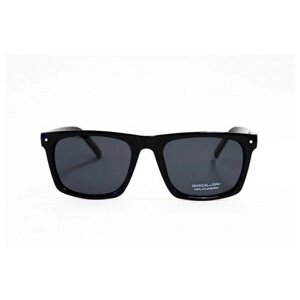 Солнцезащитные очки Tropical, прямоугольные, поляризационные, для мужчин, черный