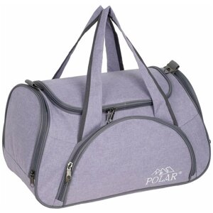 Спортивная сумка Polar, дорожная сумка, ручная кладь, удобная сумка, плечевой ремень, внешний карман, вВнутренний карман, полиэстер 45 x 30 x 24