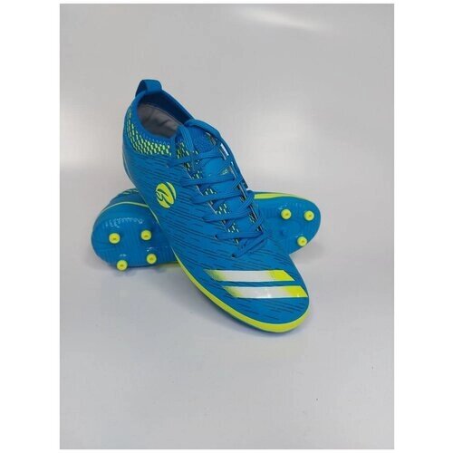Спортивные бутсы футбольные с шипами мужские Backheel BLUE 210667 размер 40