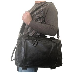 Сумка-рюкзак BentaL, экокожа, 43х24, черный
