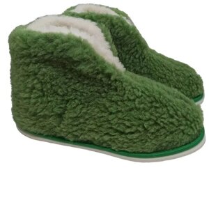 Тапочки ivshoes, шерсть, размер 36-37, зеленый