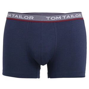 Трусы боксеры Tom Tailor, средняя посадка, корректирующий эффект, плоские швы, быстросохнущая, размер S, синий