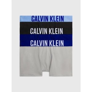 Трусы CALVIN KLEIN, 3 шт., размер 8-10 лет, синий, серый