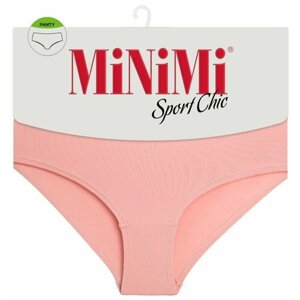 Трусы слипы MiNiMi, средняя посадка, бесшовные, размер 50-XL, розовый, красный