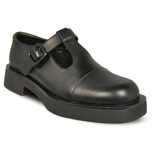 Туфли El Tempo, демисезонные, натуральная кожа, размер 39, черный
